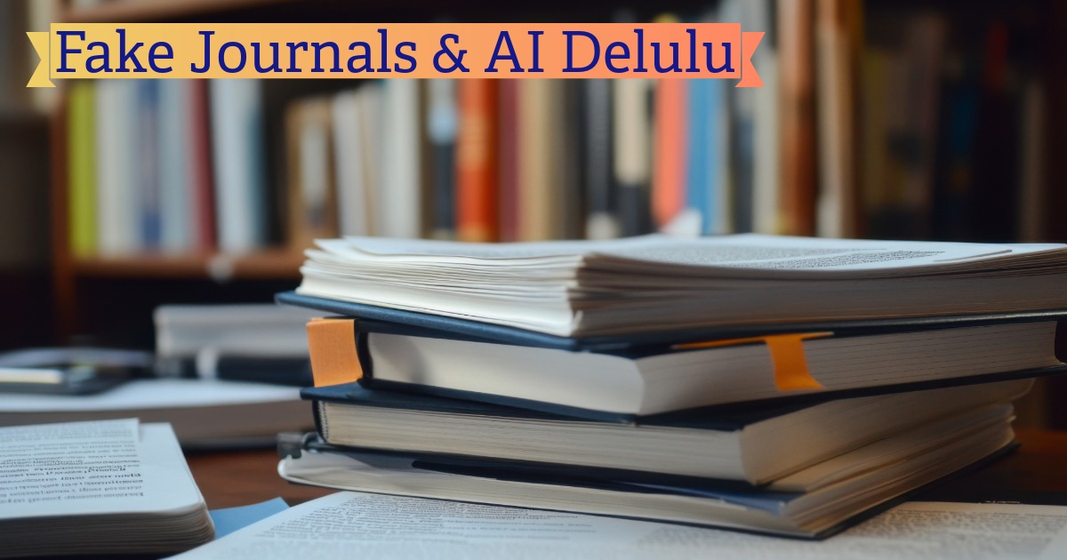 Cover image for AI Idgit Chronicles II: Fake Journals & AI Delulu